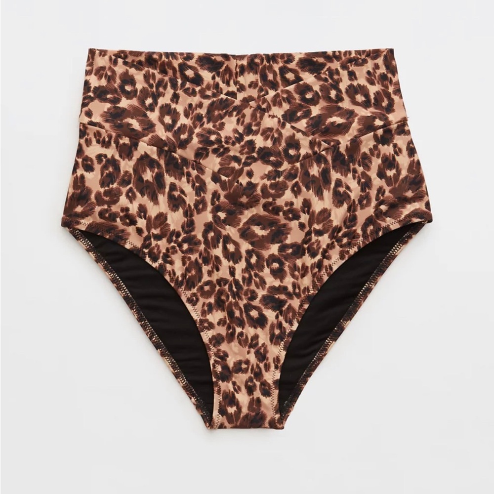 Aerie Crossover High Waisted Bikini Bottom